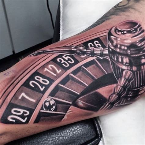 roulette wheel tattoo stencil|Casino Tattoo Design: 50+ Casino Theme Tattoo Designs Ideas.